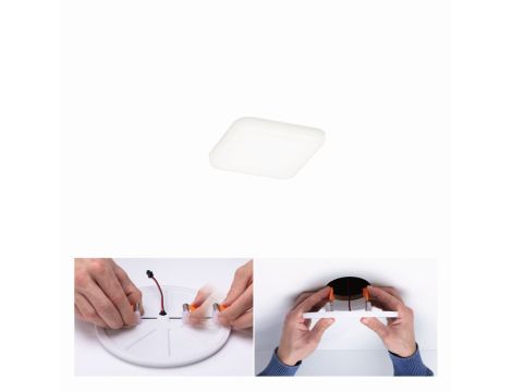 Panel bezramkowy Veluna VariFit IP44 6W 4000K 75x75mm Tworzywo sztuczne - 4