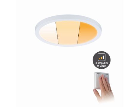 Plafoniera VariFit AREO LED DIM 13W 1200lm 2000-4000K okrągła 175mm IP44 230V biały matowy / tworzywo sztuczne - 5
