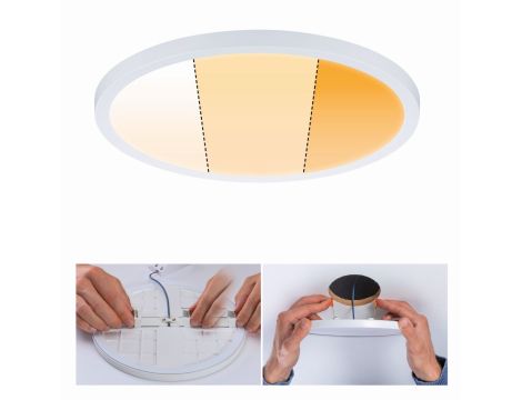 Plafoniera VariFit AREO LED DIM 16W 1400lm 2000-4000K okrągła 230mm IP44 230V biały matowy / tworzywo sztuczne - 6