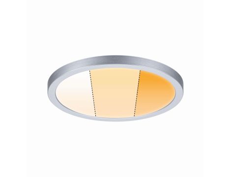 Plafoniera VariFit AREO LED DIM 13W 1200lm 2000-4000K okrągła 175mm IP44 230V chrom matowy / tworzywo sztuczne