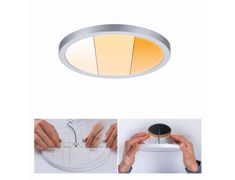 Plafoniera VariFit AREO LED DIM 13W 1200lm 2000-4000K okrągła 175mm IP44 230V chrom matowy / tworzywo sztuczne - 6