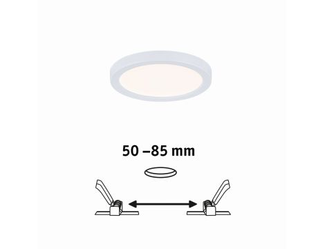 Plafoniera VariFit AREO LED 6.5W 550lm 3000K okrągla 118mm IP44 230V biały matowy / tworzywo sztuczne - 5