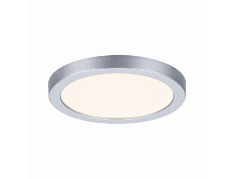 Plafoniera VariFit AREO LED 6.5W 550lm 3000K okrągla 118mm IP44 230V chrom matowy / tworzywo sztuczne