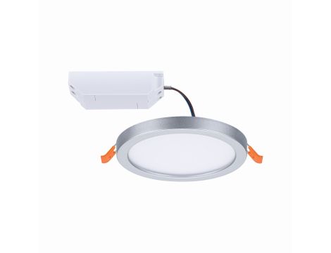 Plafoniera VariFit AREO LED 6.5W 550lm 3000K okrągla 118mm IP44 230V chrom matowy / tworzywo sztuczne - 3