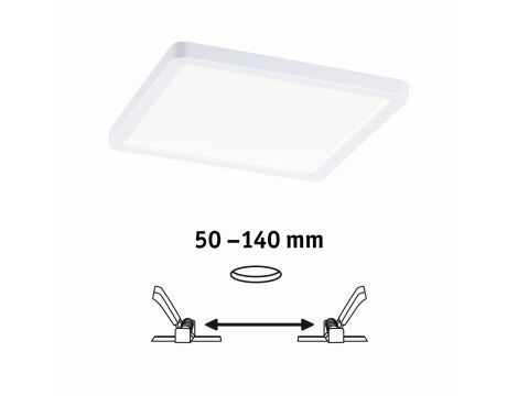 Plafoniera VariFit AREO LED 13W 1200lm 4000K 175x175mm IP44 230V biały matowy / tworzywo sztuczne - 5