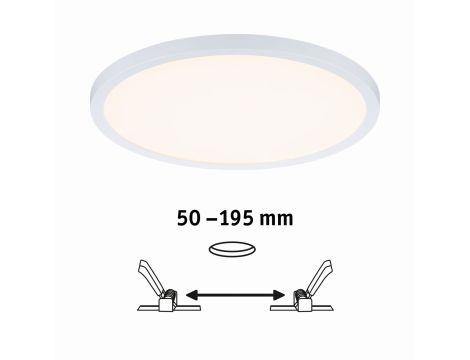 Plafoniera VariFit AREO LED DIM 16W 1400lm 3000K okrągła 230mm IP44 230V biały matowy / tworzywo sztuczne - 6