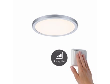 Plafoniera VariFit AREO LED DIM 13W 1200lm 3000K okrągła 175mm IP44 230V chrom matowy / tworzywo sztuczne - 4