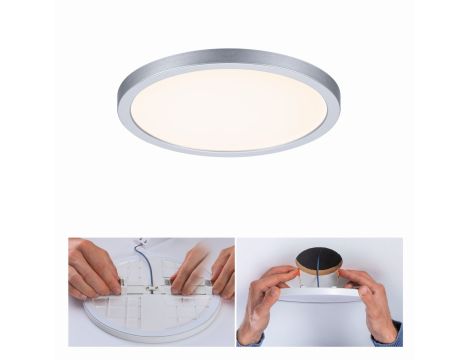 Plafoniera VariFit AREO LED DIM 13W 1200lm 3000K okrągła 175mm IP44 230V chrom matowy / tworzywo sztuczne - 5
