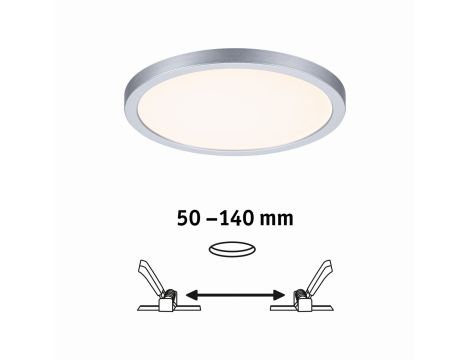 Plafoniera VariFit AREO LED DIM 13W 1200lm 3000K okrągła 175mm IP44 230V chrom matowy / tworzywo sztuczne - 6