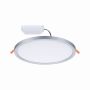 Plafoniera VariFit AREO LED DIM 16W 1400lm 3000K okrągła 230mm IP44 230V chrom matowy / tworzywo sztuczne - 4