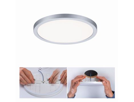 Plafoniera VariFit AREO LED DIM 13W 1200lm 4000K okrągła 175mm IP44 230V chrom matowy / tworzywo sztuczne - 5