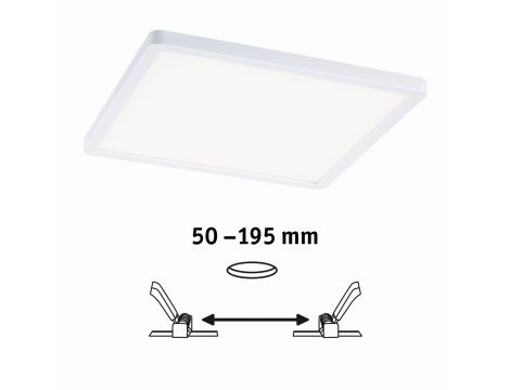 Plafoniera VariFit AREO LED DIM 16W 1400lm 4000K 230x230mm IP44 230V biały matowy / tworzywo sztuczne - 6