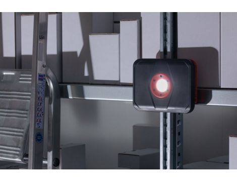 Naświetlacz roboczy akumulatorowy LED DIM 5W USB 440lm IP65 6500K DC5V czarno / czerwony tworzywo sztuczne - 9