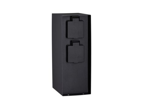 Zewnętrzna kolumna zasilająca RIO 3GN. 230V + czujnik zmierzchu  230V IP44 stal szlachetna / antracyt - 3