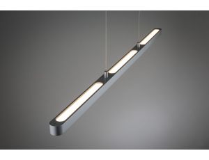 Lampa wisząca URail LENTO LED DIM 3x15.5W 3x1800lm 230V chrom matowy / aluminium - image 2