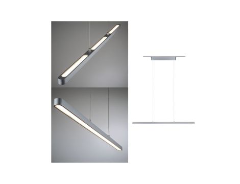 Lampa wisząca URail LENTO LED DIM 3x15.5W 3x1800lm 230V chrom matowy / aluminium - 4