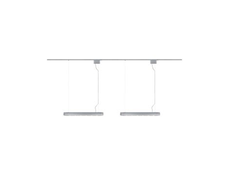 URail Zwis Barre max. 6x10W GU10 Chrom Mat 230V Aluminium - 3