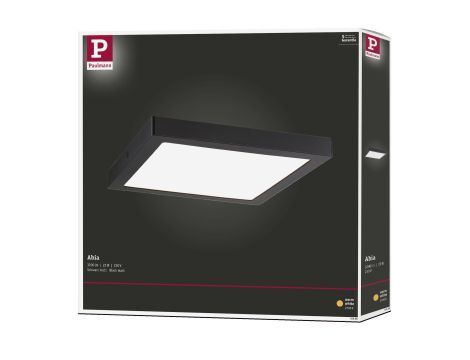 Plafoniera ABIA LED 22W 2200lm 300x300mm 2700K IP20 230V czarny mat / tworzywo sztuczne - 7