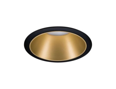 Oprawa do wbudowania COLE GU10. max. 10W 88mm 230V czarny matowy/ złoty matowy - 2