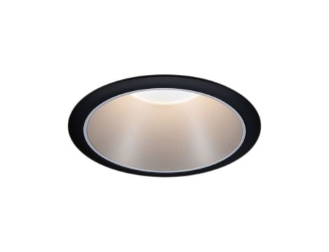 Oprawa do wbudowania COLE GU10. max. 10W 88mm 230V czarny matowy/ srebrny matowy