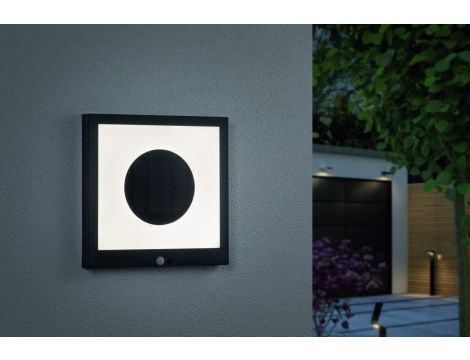 Oprawa elewacyjna TAIJA LED solar PIR 3000K 35lm 300x300 IP44 antracyt - 5