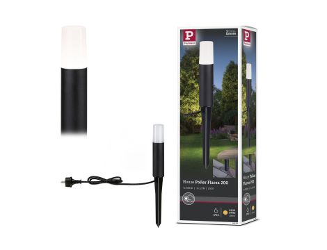 Oprawa ogrodowa FLAREA LED 200mm 3W 280lm 3000K IP65 230V czarny / aluminium - 8