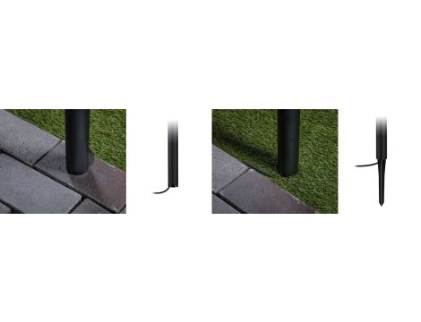 Oprawa ogrodowa FLAREA LED 400mm 3W 280lm 3000K IP65 230V czarny /aluminium - 6