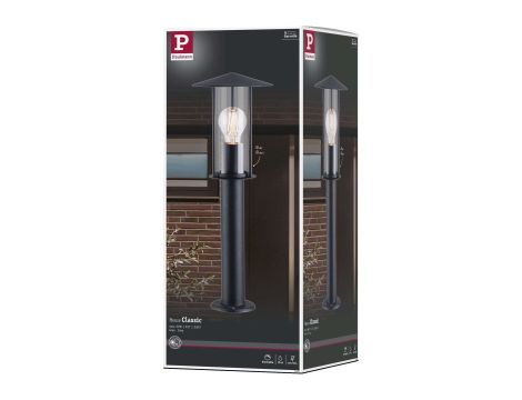 Oprawa ogrodowa CLASSIC max.15W E27 IP44 230V ciemnoszary / metal / szkło - 7