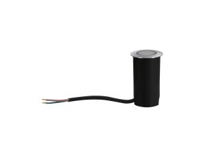 Oprawa do wbudowania HOUSE LED 2W 20lm 3000K IP67 okrągła 230V szczotkowane żelazo / stal nierdzewna