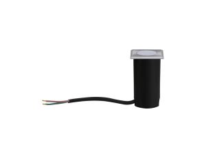 Oprawa dogruntowa HOUSE LED 2W 60lm 3000K IP67 kwadratowa 230V szczotkowane żelazo / stal nierdzewna