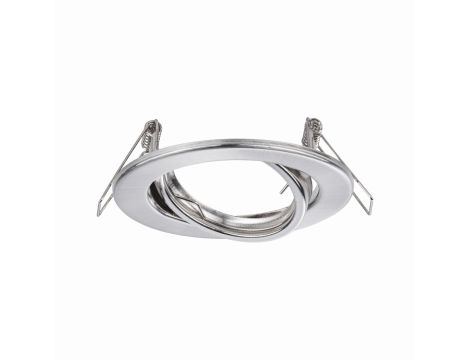 Oprawa wpuszczana max. 3xW GU10 230V ruchoma 3-częściowy zestaw bez źródła Żelazo szczotkowane - 2