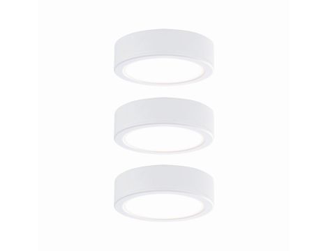 Zestaw opraw meblowych z zasilaczem LED 3x 3,5W 2700K Biały