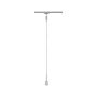 Lampa wisząca na szynoprzewód URail Deco System E14 max.1x20W 135cm 230V chromy matowy / metal - 2