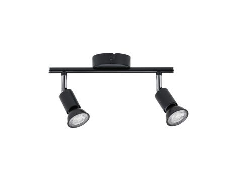 Oprawa ścienno-sufitowa CAROLINA GU10 max. 2x10W IP44 230V antracyt / chrom - 3