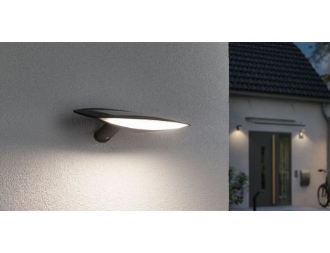 Oprawa elewacyjna KIRAN LED solar 180lm czujnik ruchu i zmierzchu antracyt / tworzywo sztuczne - 3