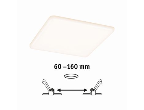 Panel wpuszczany HomeSpa Veluna VariFit SH Zigbee 15W 3000-6500K 1000lm 185x185mm satyna / tworzywo sztuczne - 7