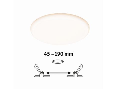 Panel VELUNA VariFit LED 14W 1000lm 3000/4000/6500K 185mm IP44 230V biały - 7
