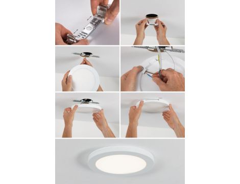 Panel 2w1 Cover-it 18W 4000K 225mm 230V Biały-mat/Tworzywo sztuczne - 7