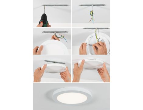 Panel 2w1 Cover-it 18W 4000K 225mm 230V Biały-mat/Tworzywo sztuczne - 8