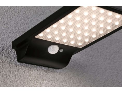 Oprawa elewacyjna SOLVEIG LED solar 3000K 338lm czujnik ruchu+ zmierzchu IP44 czarny - 2