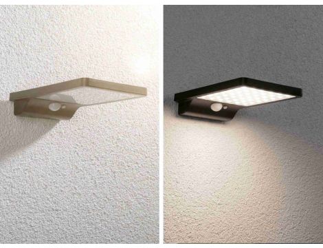 Oprawa elewacyjna SOLVEIG LED solar 3000K 338lm czujnik ruchu+ zmierzchu IP44 czarny - 4