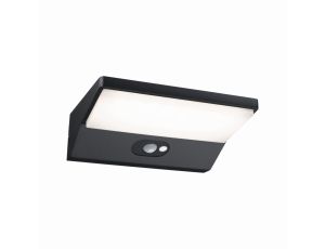 Oprawa elelewacyjna RONEA LED 9W czujnik ruchu 180x150mm 3000K IP54 230V ciemno szary aluminium
