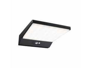 Oprawa elelewacyjna RONEA LED 12W czujnik ruchu 180x250mm 3000K IP54 230V ciemno szary aluminium