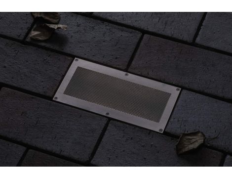 Oprawa dogruntowa BRICK LED 1.6W 50lm 3000K IP68 z czujnikiem ruchu 200x100 230V aluminium / stal nierdzewna - 7