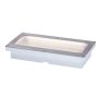 Oprawa dogruntowa BRICK LED 1.6W 50lm 3000K IP68 z czujnikiem ruchu 200x100 230V aluminium / stal nierdzewna - 2