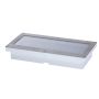 Oprawa dogruntowa BRICK LED 1.6W 50lm 3000K IP68 z czujnikiem ruchu 200x100 230V aluminium / stal nierdzewna - 3