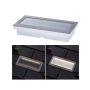 Oprawa dogruntowa BRICK LED 1.6W 50lm 3000K IP68 z czujnikiem ruchu 200x100 230V aluminium / stal nierdzewna - 5