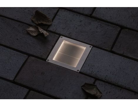 Oprawa dogruntowa BRICK LED 3000K 25lm z czujnikime zmierzchu 100x100mm IP68 230V aluminium - 4