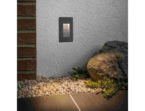 Oprawa elewacyjna HIGH 4W 3000K 500lm IP44 230V czarny / aluminium - 5