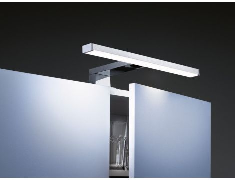 Oprawa ścienna SELO LED nad lustro 3.7W 400lm 300mm  2700/4000/6500K IP44 230V chrom / biały - 8